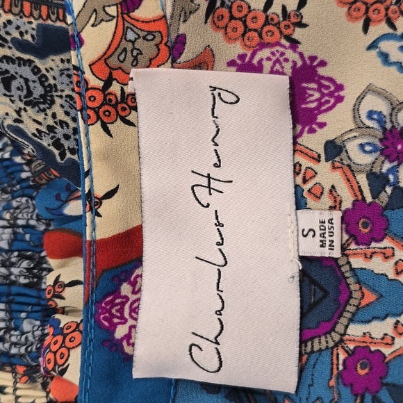 CHARLES HENRY Artful / Bohemian Print Dress, Size S - Picture 7 of 9
